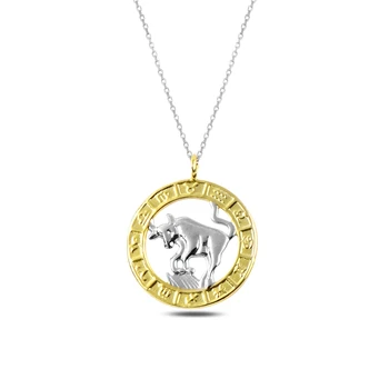 

KUTAYDAN Taurus Zodiac Pendant 925 Sterling Silver