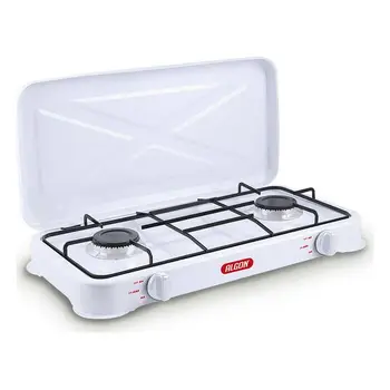 

17149 Gas cooktop Algon White (2 stoves) (58X28x8,5 cm)