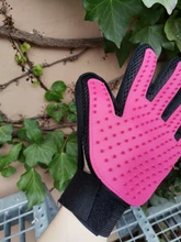 Nuevo juguete de Silicón para perro para cepillo guante Deshedding suave eficiente cuidado para mascotas guante baño para perros gato suministros de limpieza Accesorios