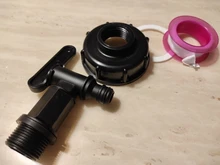 Connector-Valve Hose-Switch-Fittings Tank-Tap Garden-Hose Thread Plastic Ibc 2x3/4-1/2-