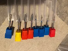36 Tipo de diamante de broca para rebaba de cortador de manicura uñas Bits pedicura taladro eléctrico accesorio de la máquina de uñas de arte