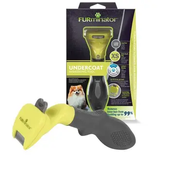

Grooming tool FURMINATOR-Eliminates 90% hair dead-Cleaning with 1 click-dog very small