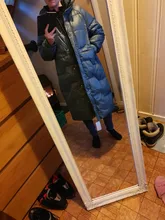 Down-Jacket Coat Yellow Winter Women Outerwear Snow FTLZZ Warm Blue Long 90%White-Duck-Down