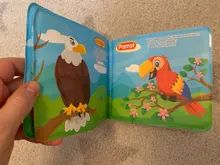 Libros de baño de dibujos animados de EVA para bebé, juguetes educativos para el baño, páginas impermeables, suaves, con silbato BB