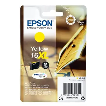 

Epson Pen and crossword yellow ink cartridge Pen and crossword DURABrite Ultra 16XL