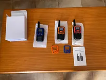 Walkie-talkies para niños, radio bidireccional de largo alcance de 5 millas, 22 canales, regalo para familia, juego de aventura al aire libre