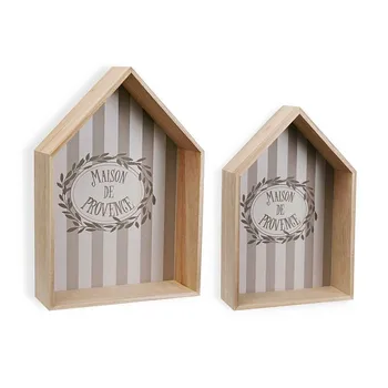 

Wall Decoration Wood (9,5 x 40 x 28,5 cm)