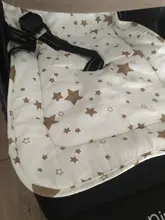 Asiento de algodón para cochecito de bebé recién nacido, accesorio de cojín para carrito esterilla infantil, cómodo y suave de diferentes colores