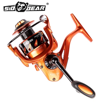 

Sibbear fishing reel speed jump FD front фрикцион 7 + 1 bearing reel инерционная,спиннинговая reel on the Pike