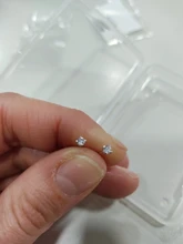 CANNER 925 de plata esterlina CZ, pendientes para las mujeres pequeño Mini coreano pendientes minúscula Zirconia minimalista pendiente de la joyería