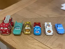 Disney Pixar-Coche de juguete de Cars 3 para niños, vehículo de aleación fundido a presión, Rayo McQueen, Jackson Storm Ramirez 1:55, n. ° 95