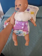 Simfamily-pañal de tela de carbón de bambú reutilizable, impermeable, de un tamaño bolsillo, venta al por mayor, nuevo Color, 1 ud.