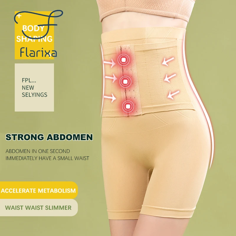 Fashion Flarixa Waist Trainer Body Shaper Plus Size Women's S Seamless High  Waist Flat Belly Slimming Underwear Breathable Corset @ Best Price Online