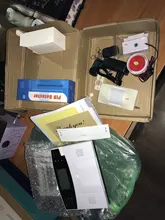 Sistema de alarma para el hogar, kit de sensor de sirena con control remoto, aplicación Android con cable e inalámbrico, LCD de seguridad, PSTN, Wifi y gsm