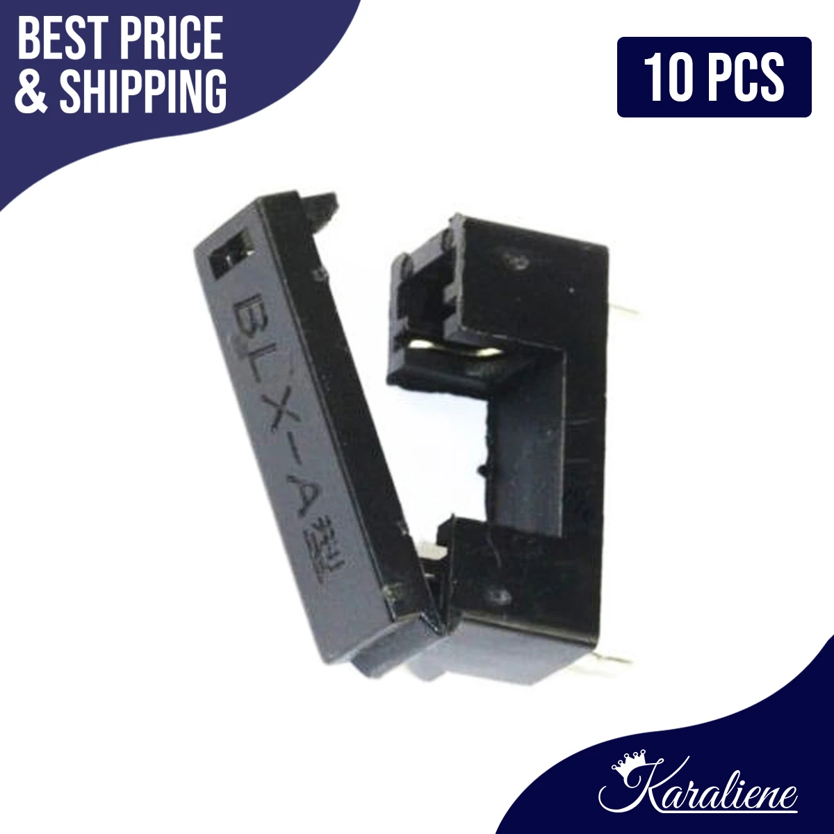 10PCS BLX A PCB Mount Fuse Holder for 5*20mm FusesFuses AliExpress