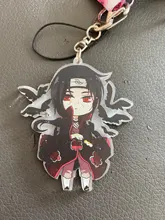 Llavero con anilla de colección de Anime clásico, personajes acrílicos, adornos de llavero, novedad