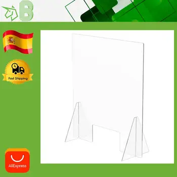 

Mampara de protección de mostrador de 750 x 850 mm.