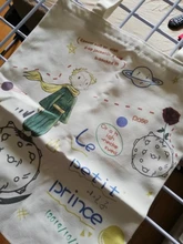 YXZ nuevo patrón de Principito bolsas de lona estilo japonés pequeño arte fresco bolso de hombro para las mujeres bolsas de compras Ins bolsa grande de Estudiante