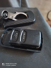 Funda de fibra de carbono para llave de coche, cubierta para MITSUBISHI OUTLANDER 3 Lancer 10 L200 ASX Colt Pajero sport ECLIPSE CROSS con llavero