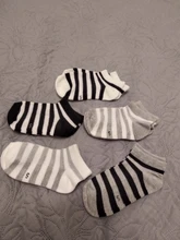 5 pares = 10 unids/lote calcetines de bebé Neonatal Primavera Verano de malla lisa de algodón rayas niños niñas NIÑOS Calcetines para 4-12 años