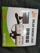 Solar-Lights Wide-Lighting IP65 Outdoor Waterproof 20w 120led with Adjustable-Head Angle