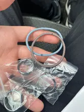 Anillos planos de hematita, joyería de calidad AAA, 6 mm de ancho, 1 unidad, HR1002