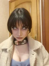 Lentes de contacto para Halloween, lentes de colores para Cosplay, Anime, color blanco, negro, para pupila, fiesta