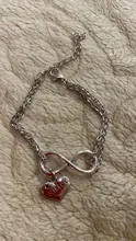 PULSERAS CON ABALORIOS de corazón para mujer, cadena de eslabones hecha a mano, Infinity, regalo de joyería, novedad de 2020