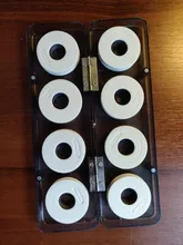 Caja de aparejos de pesca con placa de bobinado de espuma, 8/16 Uds.