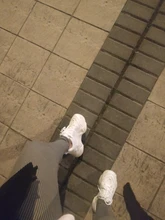 Zapatillas gruesas vulcanizadas informales para mujer, zapatillas de plataforma alta con cordones, color negro, 2020