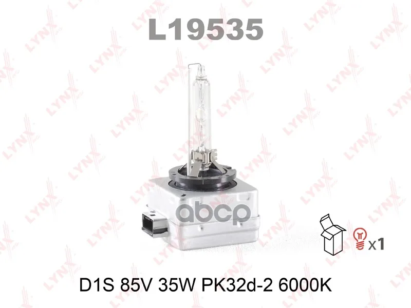 Лампа Газоразрядная D1s 12v 35w Pk32d 2 Lynxauto L19535 LYNXauto арт. L19535