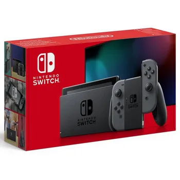 

Nintendo switch gray v1.1 console + base + 2 joy-con controls + 2 control straps + support + hdmi + cable