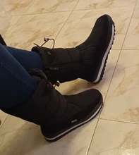 Botas de nieve para mujer, botines gruesos de felpa, impermeables, antideslizantes, hasta el muslo, a la moda, cálidos, 2021