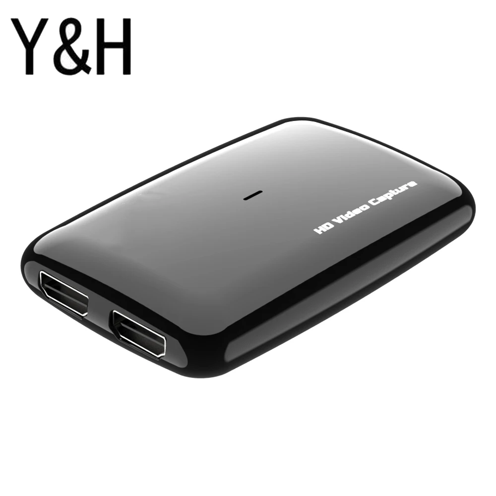Y&H HD карта видеозахвата USB3.0 игровой рекордер с 4K HDMI вход/выход, Mic-In для комментарии, 1080P 60fps прямая потоковая карта захвата