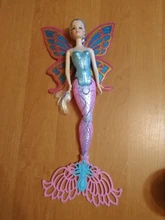 Muñeca de sirena de natación clásica para niñas, juguete de princesa con ala de mariposa, a la moda, gran oferta, regalos de Navidad, 2020
