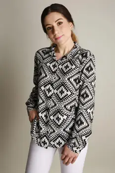 

Women Ethnic Pattern Shirt