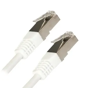 

Cord APM RJ45 Cat.6 Pimf double shielding/straight white/white-15m
