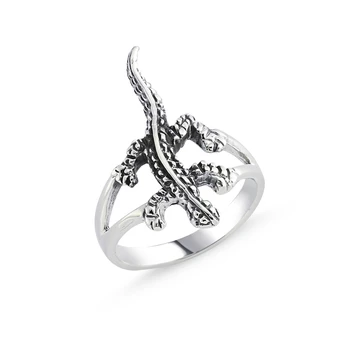 

Silver 925 Sterling Sterling Lizard Ring