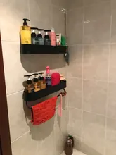Estante de pared para baño, organizador de cocina, soporte de toalla de baño, cesta de almacenamiento de cocina, accesorios de baño