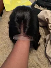 Rosabeauty-Peluca de cabello humano Remy para mujeres negras, 4x4 postizo Frontal de encaje, 28 y 30 pulgadas, pelo liso brasileño predespuntado