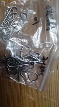 De acero inoxidable R en forma de chaveta de resorte Clip Pin 1,2mm 1,8mm 2mm 3mm 4mm de diámetro fijación Hardware para reparación de automóviles