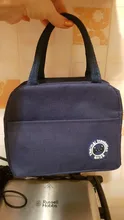 Fiambrera enfriadora para la comida de mujer y niños, bolsa de lona aislada portátil de patrón funcional, bolso térmico para picnic, almuerzo