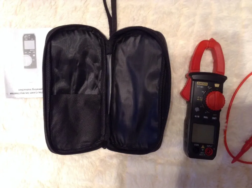 Отзыв о товаре ANENG ST181 токовые клещи DCAC тик ток клещи мультиметр мультиметр с клещами  4000 отсчетов тестер клещи токовые цифровой мультиметр Амперметр Тест напряжения er  усилитель Гц Емкость NCV Ом Тест токоизмеритель клещи от пользователя V***o