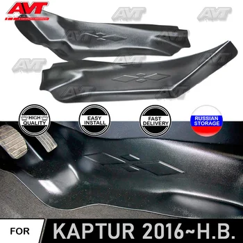 

Pads on inner lining the tunnel for Renault Kaptur 2016-2020 sill plates on carpet plastic ABS embossed car styling accessories