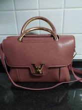 Bolso de mano de cuero de lujo para mujer, de marca famosa bandolera, 2020