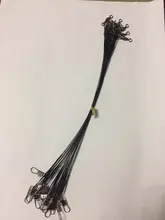 Leader Leash Swivel-Fishing-Accessory Steel-Wire 15cm-30cm Anti-Bite with Olta 20PCS