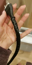 Cable-Wire-Protector Cover Spiral-Wrap 1m-Line-Organizer Wire-Finder Winding Tube-Pe