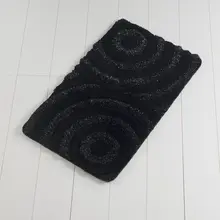 Коврик для ванной-коврики | коврик для ванной нескользящие Противоскользящие коврики волна черный 60X100 см