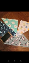 Baby Bibs Triangle Cotton Baberos Cartoon Animal-Print Character Double-Layers High-Quality