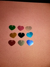 Venta al por mayor 20 Uds Etiqueta de perro-perro ID Tag grabado personalizado etiquetas de mascota perro accesorios personalizado corazón etiqueta de nombre placa Collar Decoración